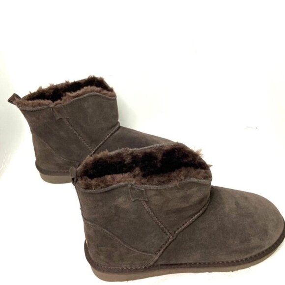 Lamo Bellona II Boots Women's Sz 10 Chocolate Brown Neutral Cozy Hygge - Picture 4 of 7